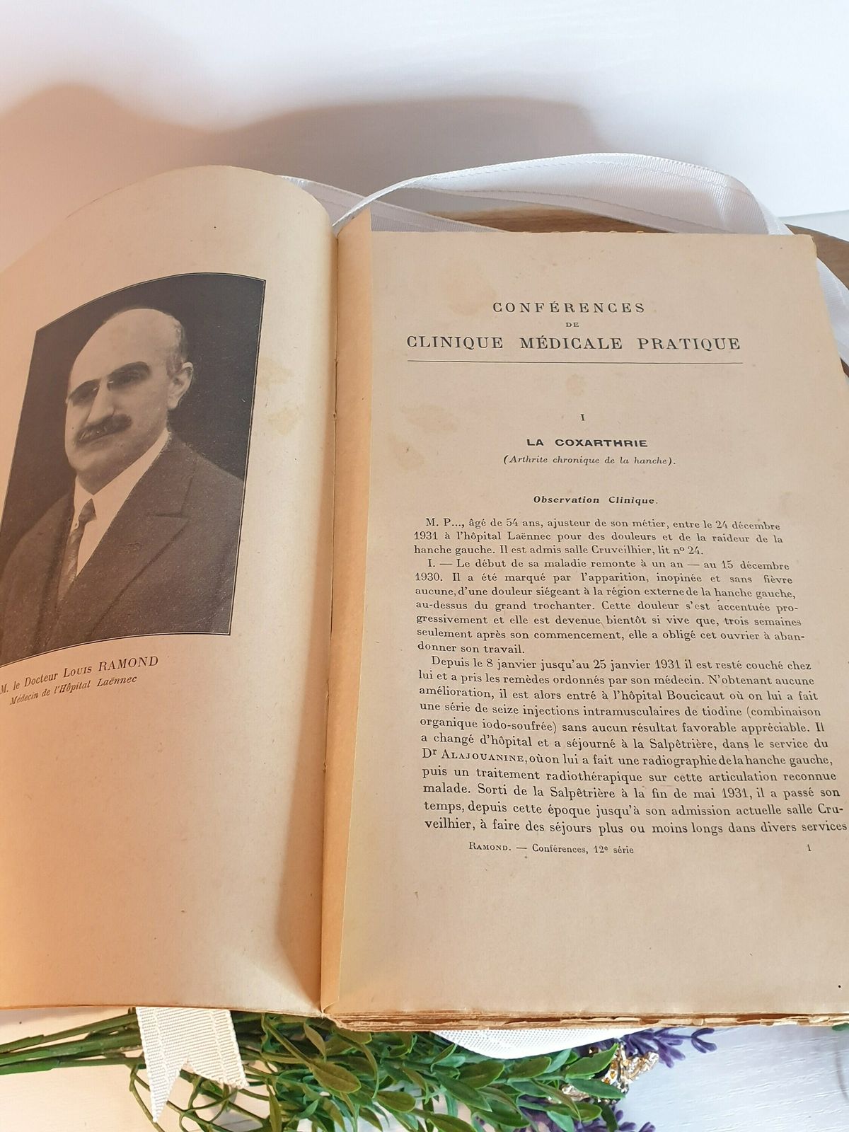 Vintage 1941 Conferences De Clinique Medicale Pratique, Frans Medisch Boek photo vintage