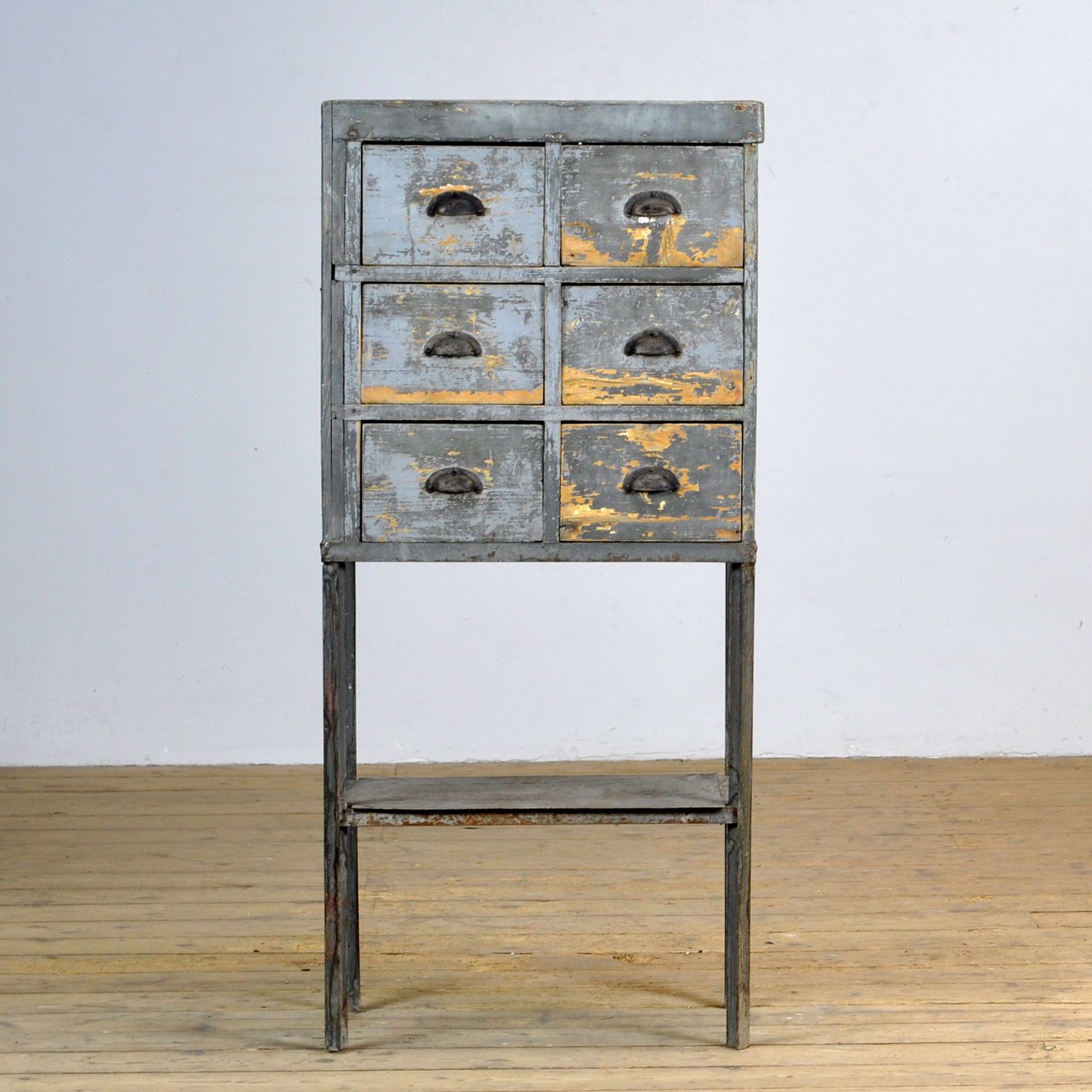 Industrial Chest Of Drawers, 1950's photo for sale