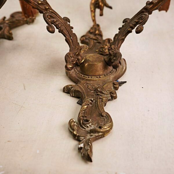 Pair Of Vintage Metal Appliques, Cherubs photo vinterior