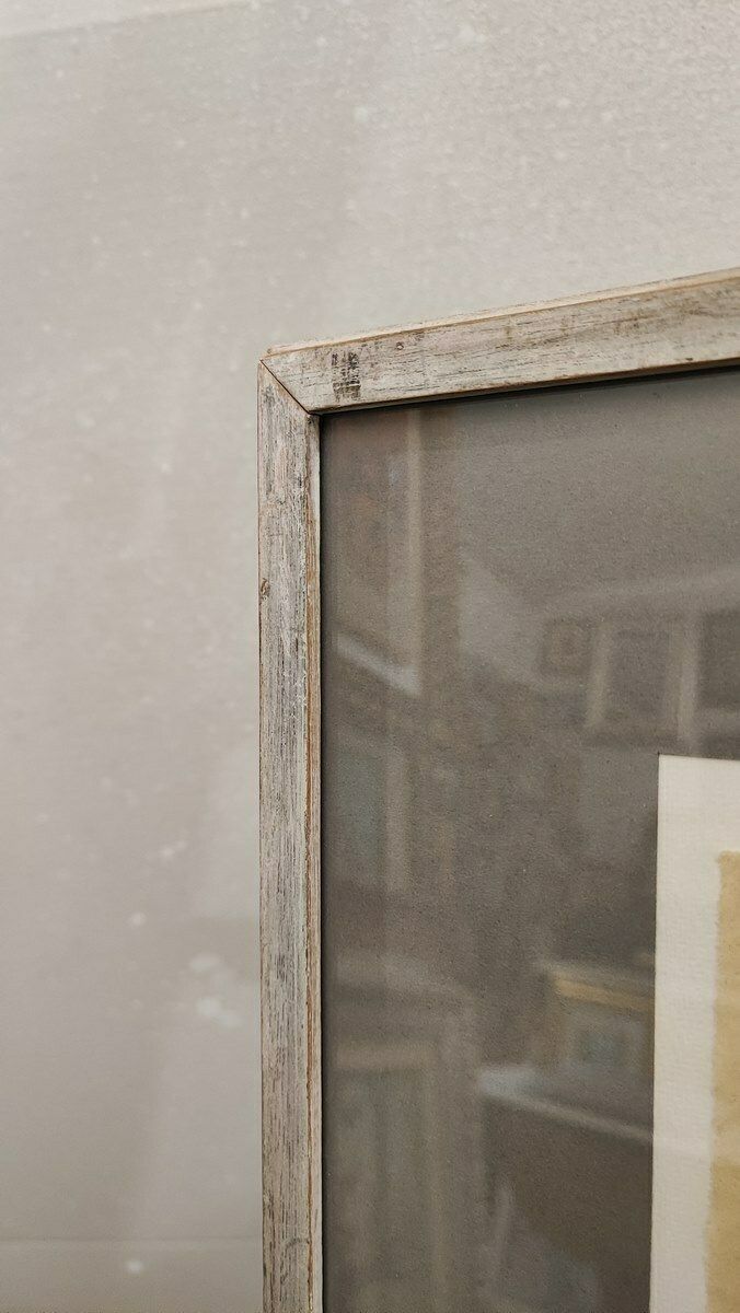 photo for sale Work By Enrico Baj, Pencil Drawing On Cardboard, 1986
