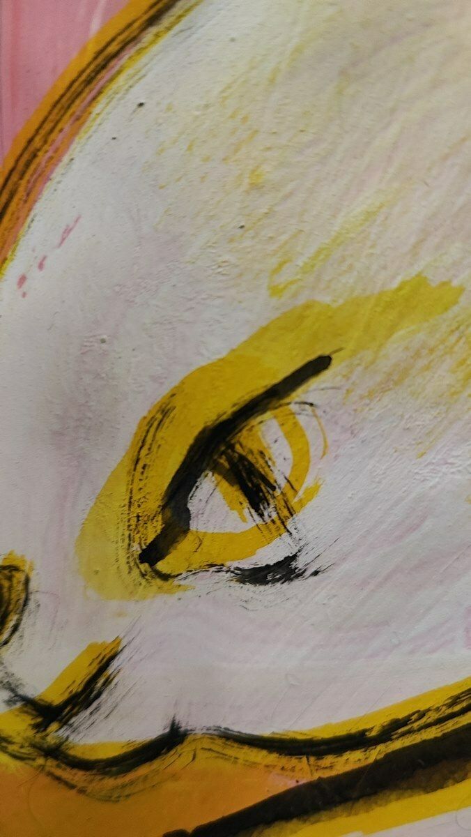 Work By Remo Brindisi, Oil On Canvas photo vinterior
