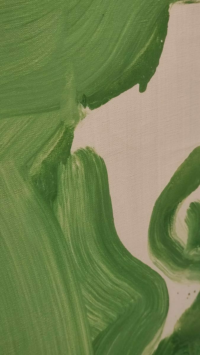 Work By Virgilio Guidi, Oil On Canvas From 1969, Meeting photo Art