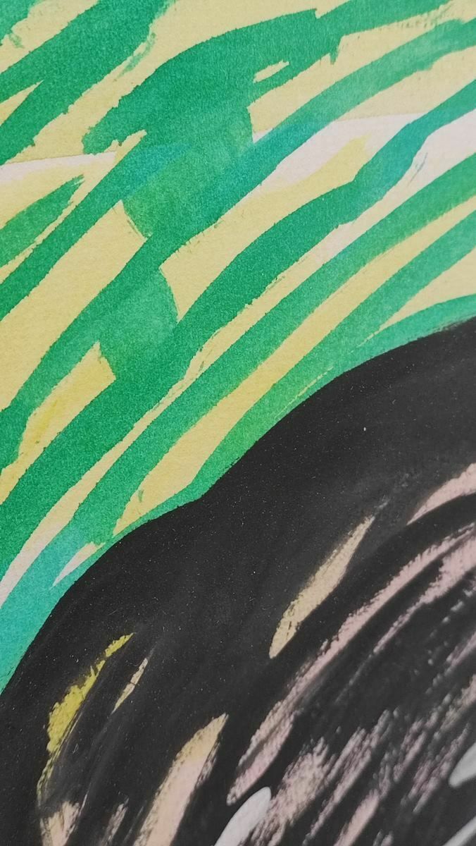Work By Remo Brindisi, Tempera photo 1219.0