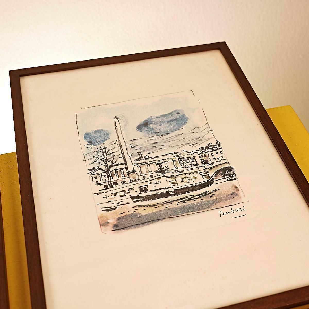 Engraving Paintings By Orfeo Tamburi, 4 Pieces photo 128.0