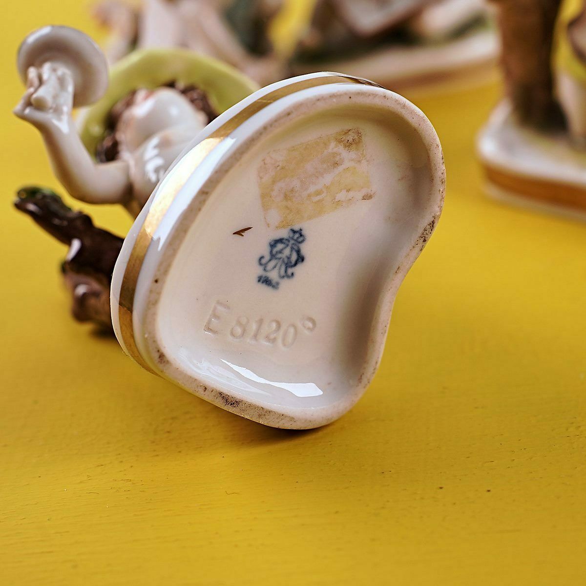Volkstedt/Rudolstadt Porcelain Figurines, 4 Pieces photo vinterior