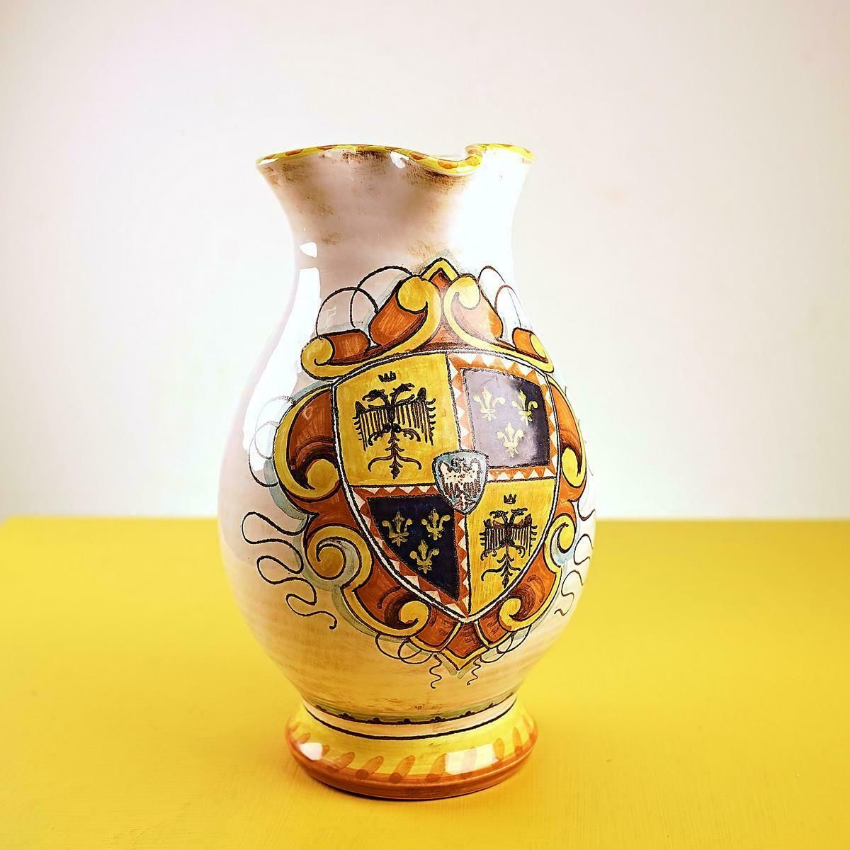 Ceramic Jug Of The Duke Of Alberto Longini Ferrara