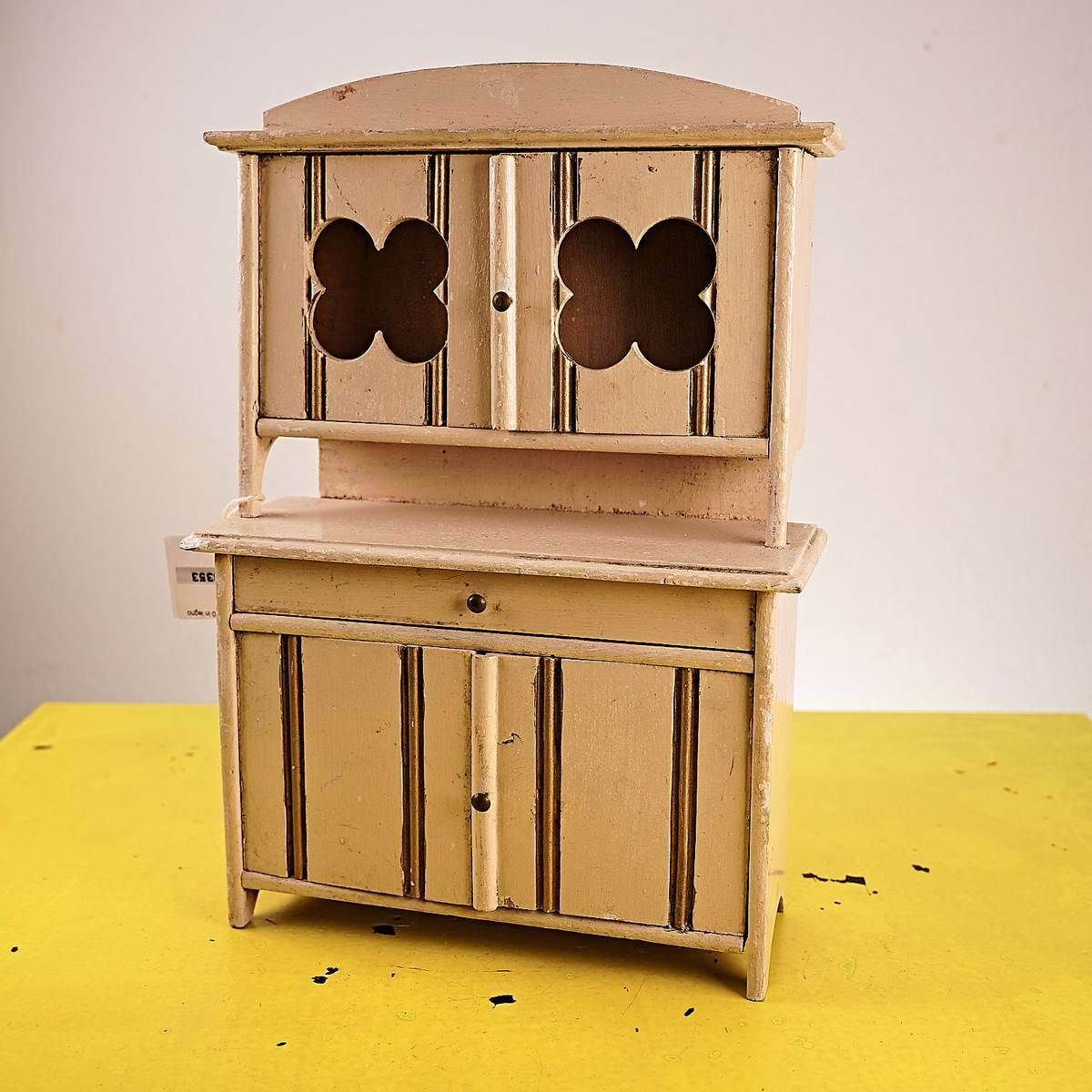 Wooden Doll Cupboard From The 900s