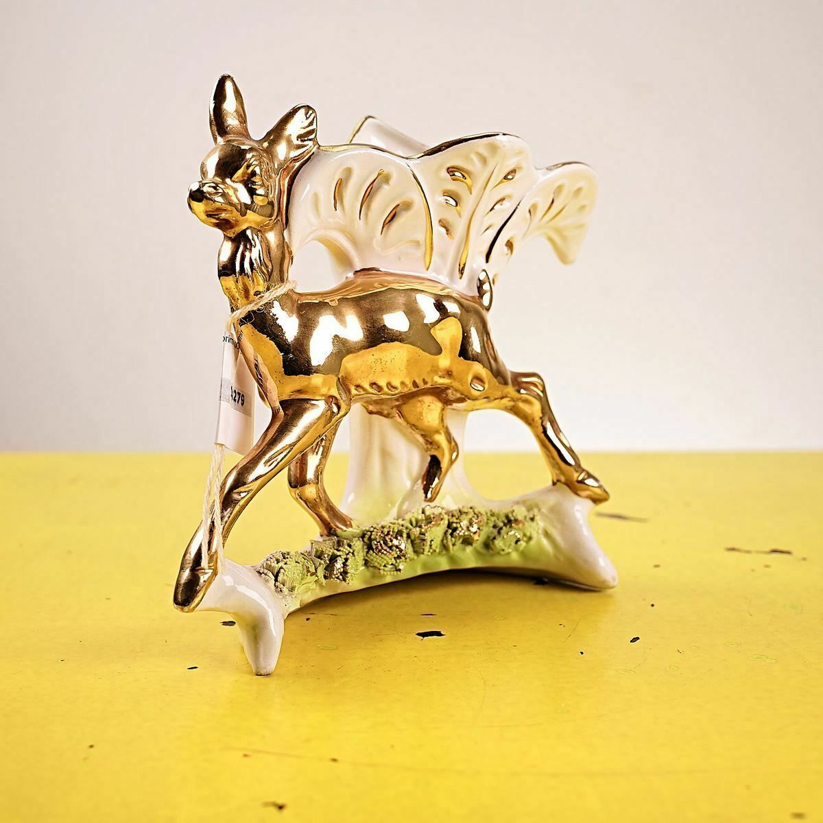 Vintage Ceramic From The Early 1900s, Golden Deer