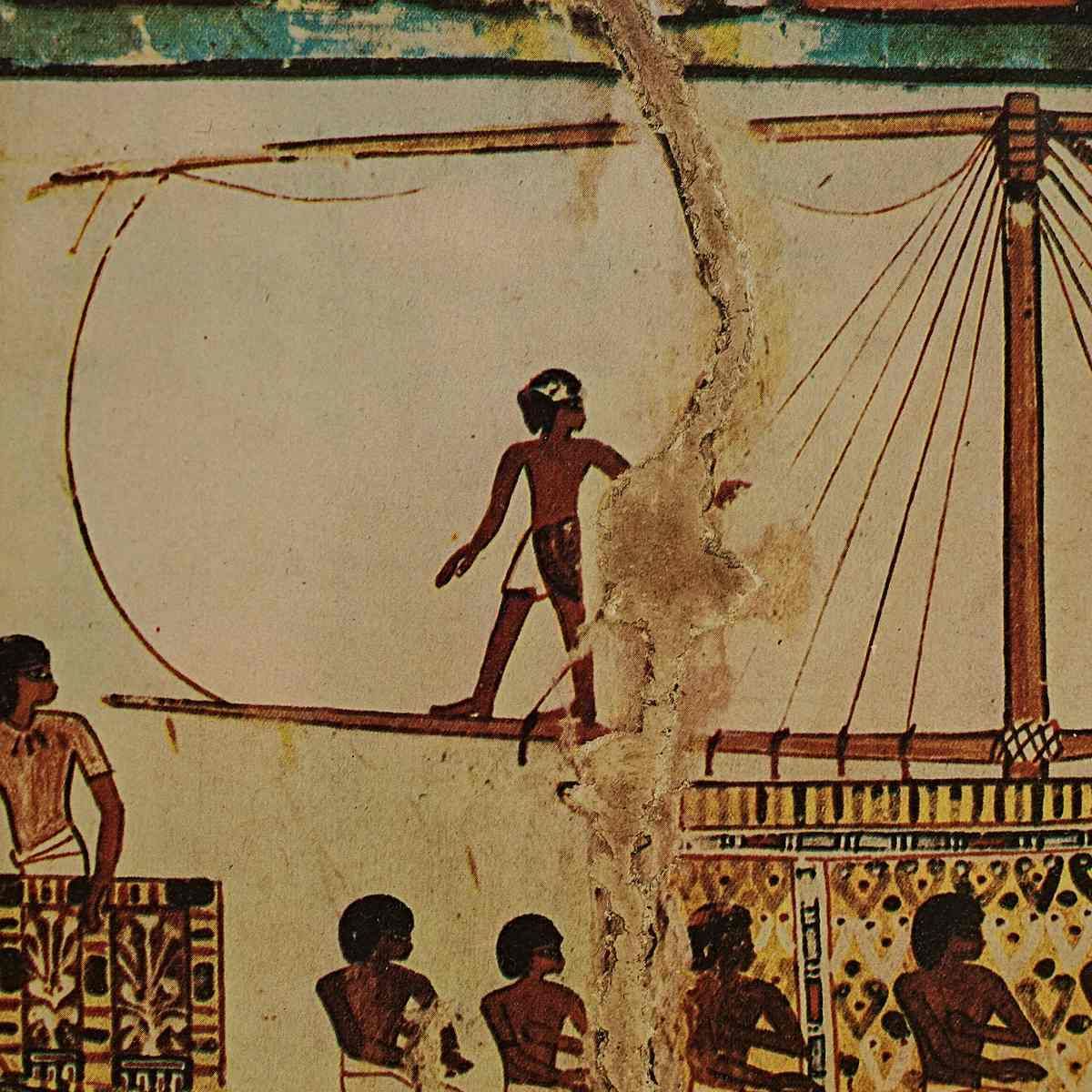 Museum Studio Erre Collection Egyptian Ship On The Nile 15th Century photo for sale