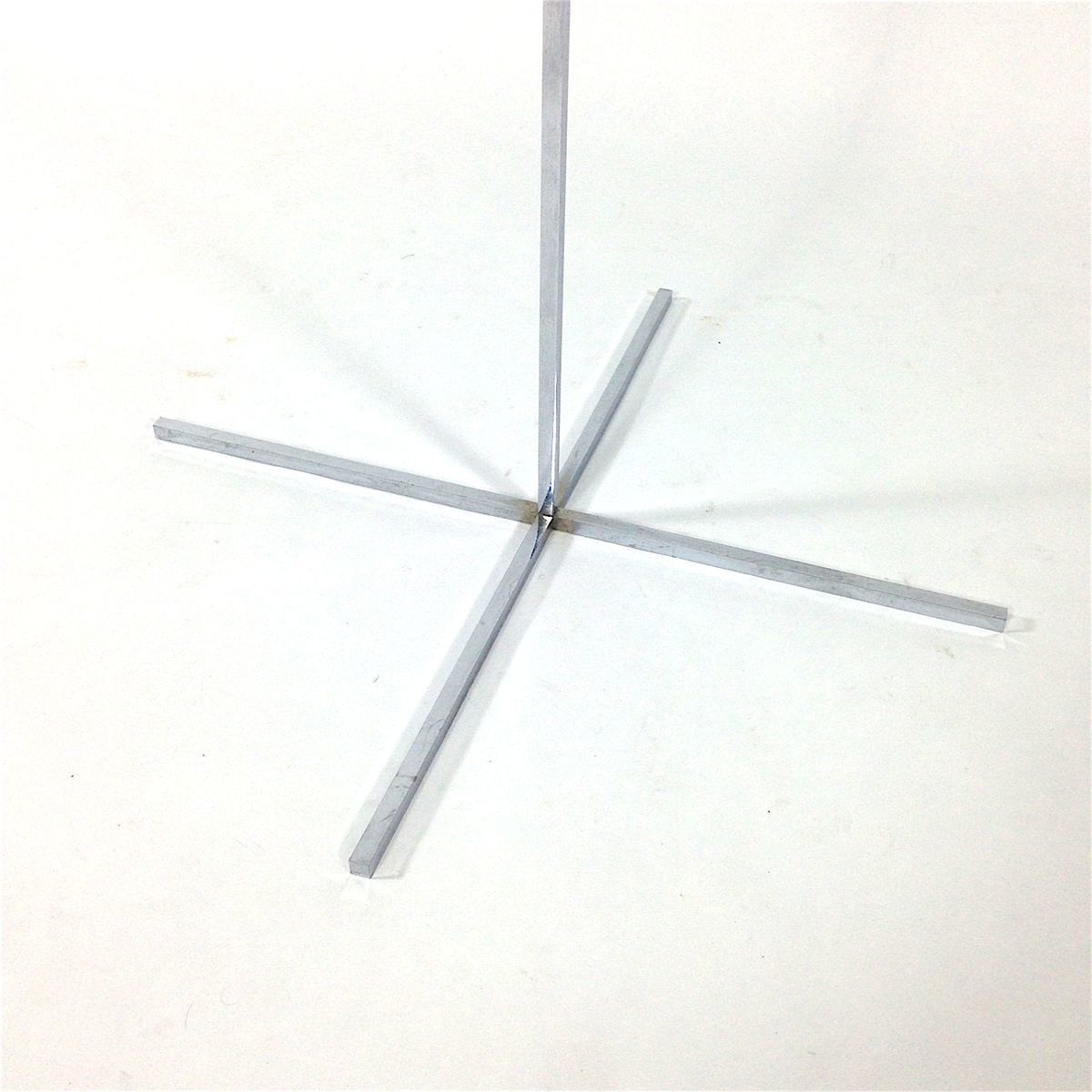 Mid Century Chrome & Fabric Floor Lamp photo furniture