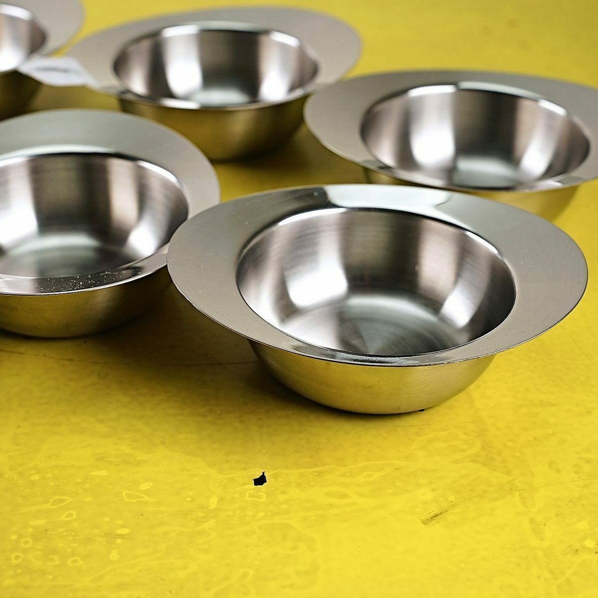 Set Of 18/10 Steel Bowls Made In Italy, Star photo for sale