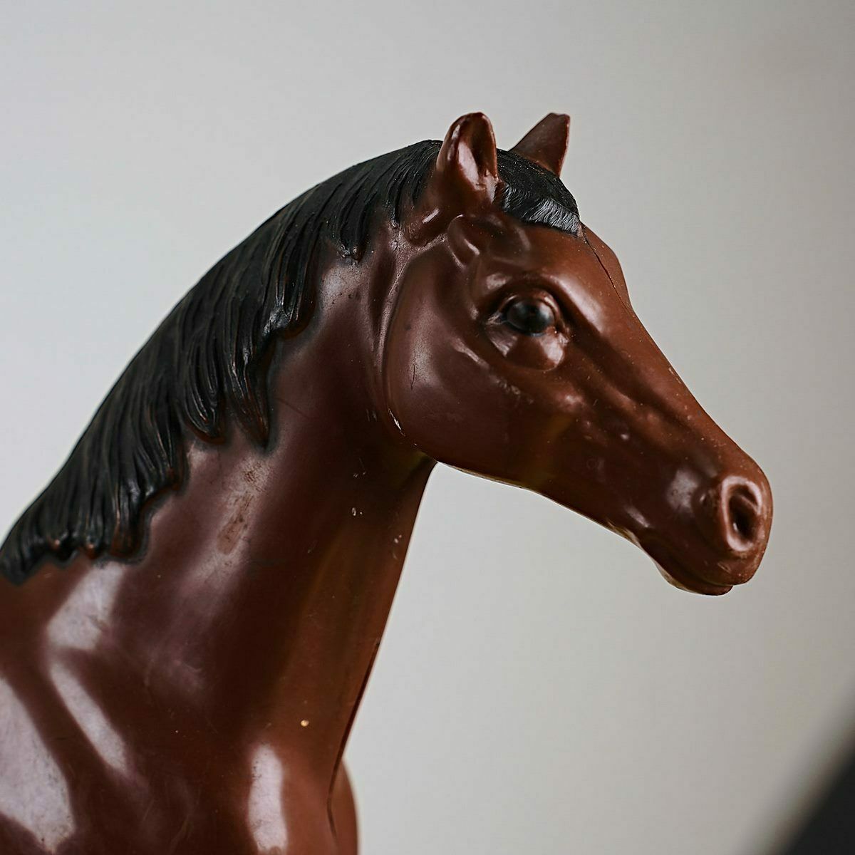 Lot Of 4 Vintage Toy Horses photo vinterior