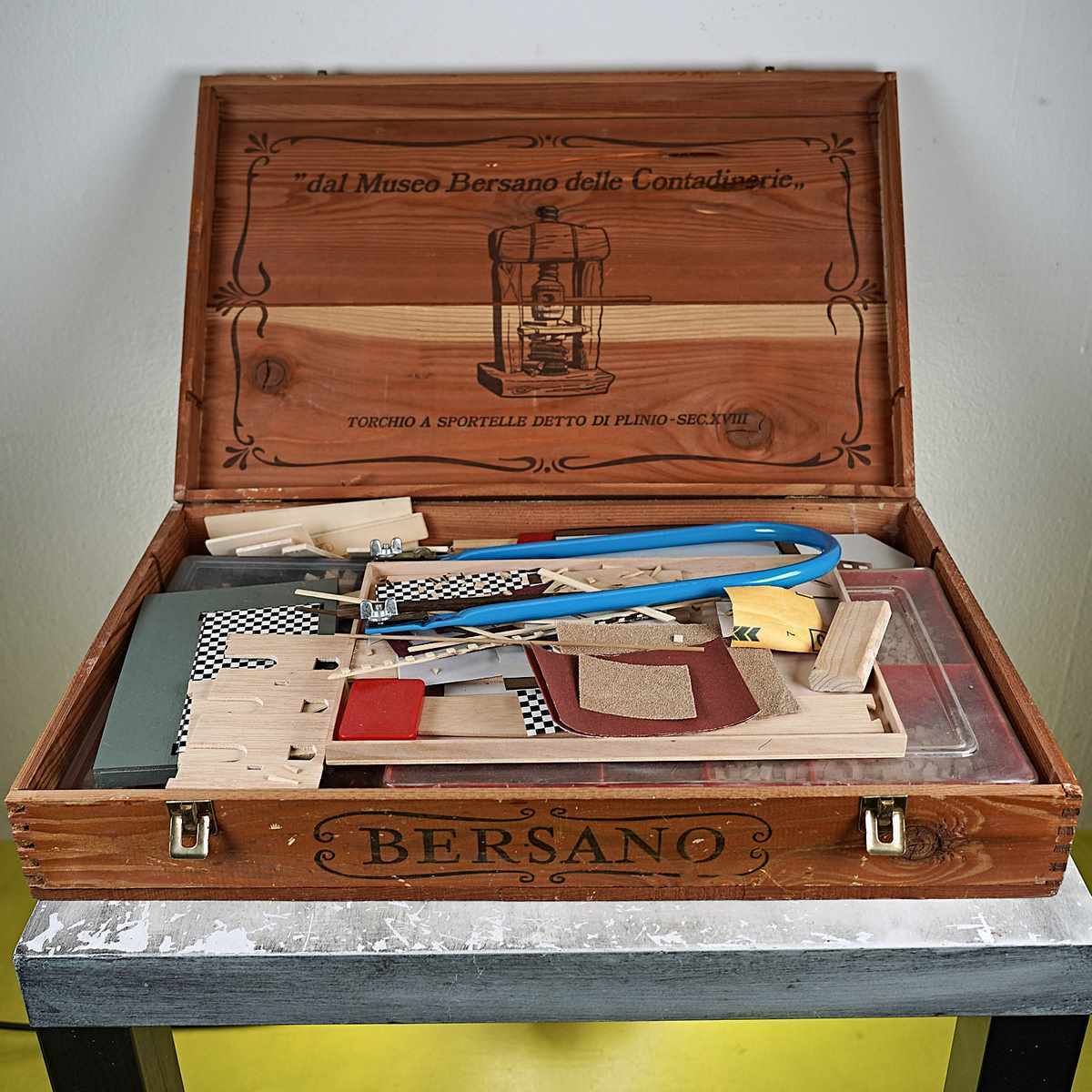 Wooden Box, Set Of Wooden Building Blocks