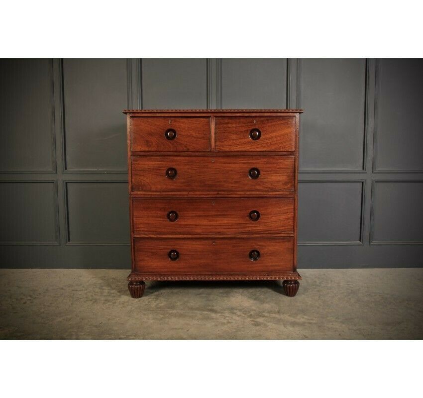2 Piece Anglo Indian Military Chest Of Drawers photo vinterior