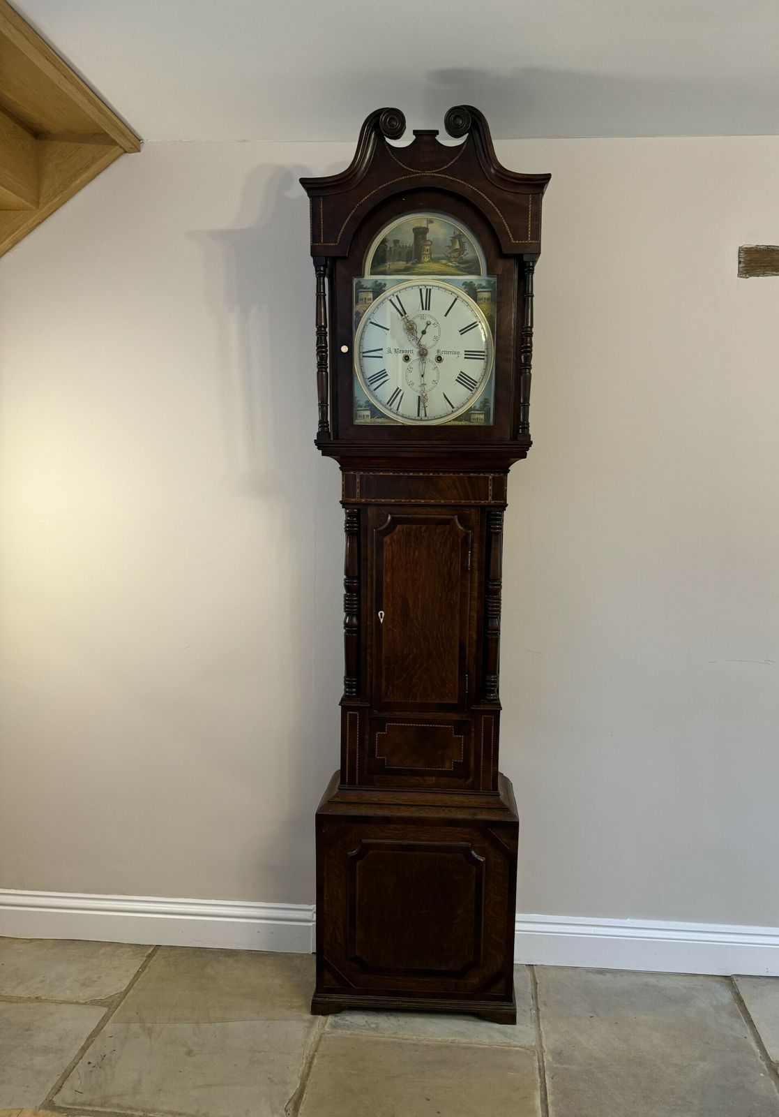 Fantastic Quality Antique George III Mahogany And Oak Longcase Clock photo 3135.0