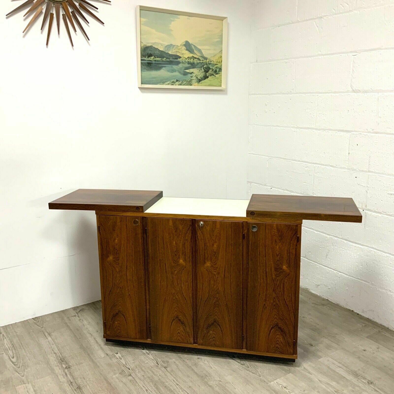 Danish Rosewood Captains Drinks Cocktail Cabinet Bar By Reno Wahl Iversen Folr Drylund photo 1995.0