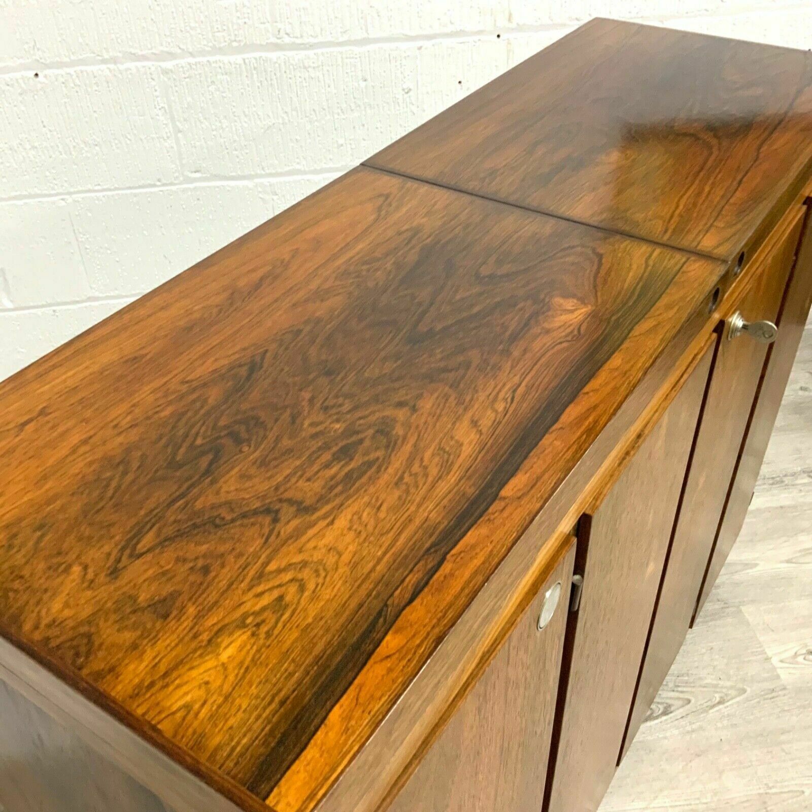 1995.0 Danish Rosewood Captains Drinks Cocktail Cabinet Bar By Reno Wahl Iversen Folr Drylund photo