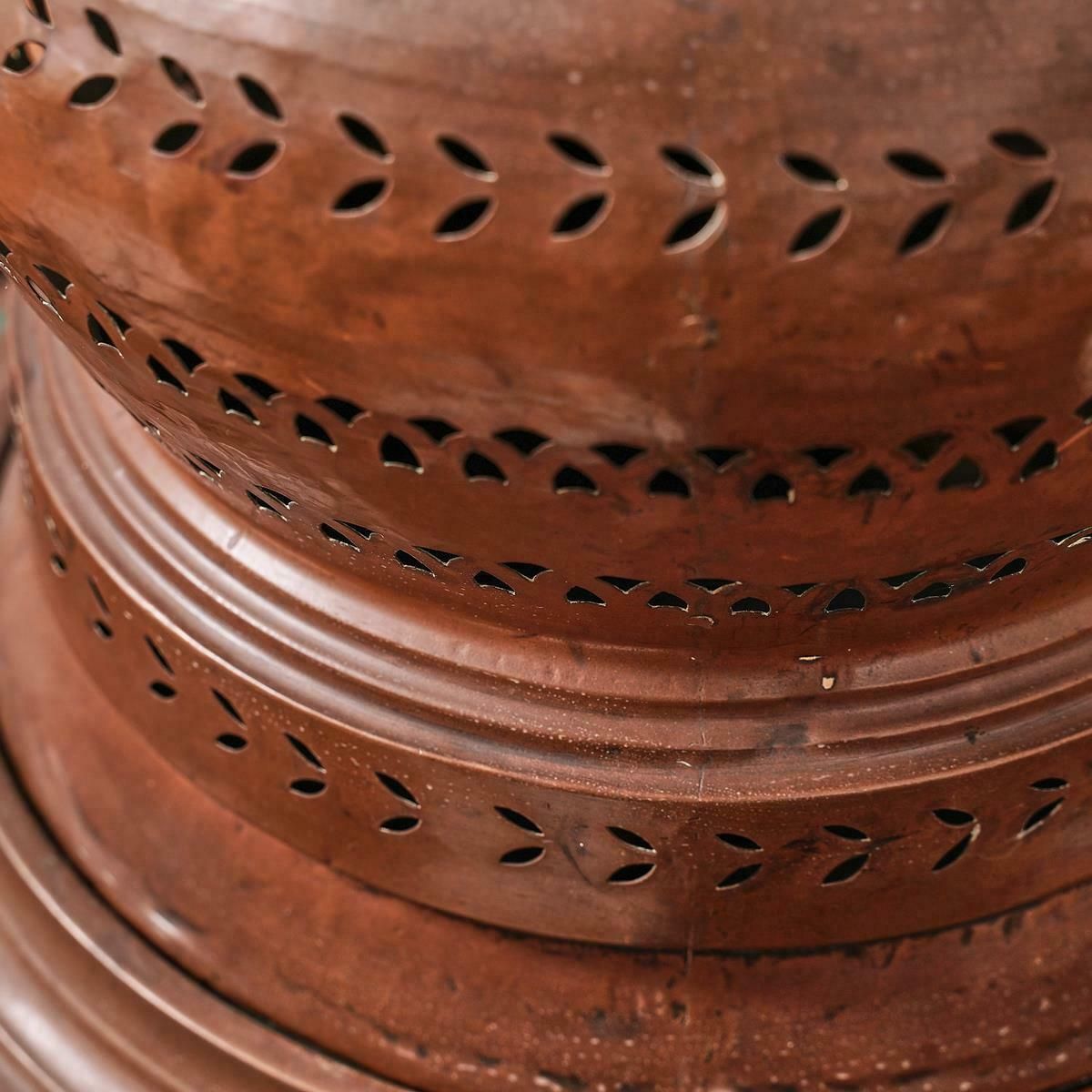 Antique Copper Brazier photo Home Decor