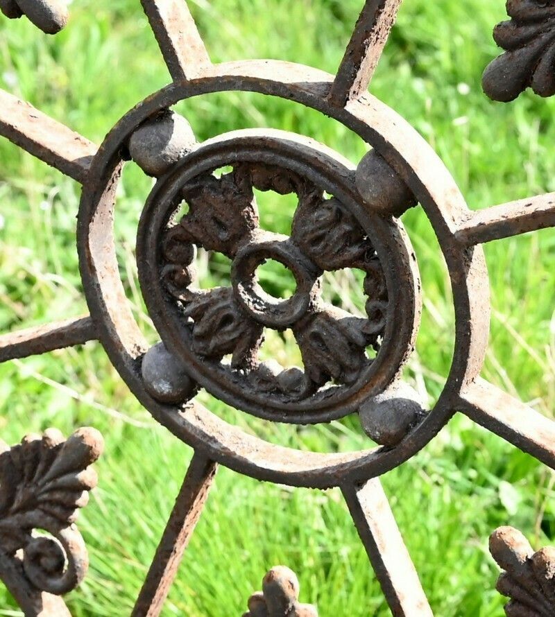 Wrought Iron And Cast Iron Window Railing – 2nd Part 18th Century photo buy