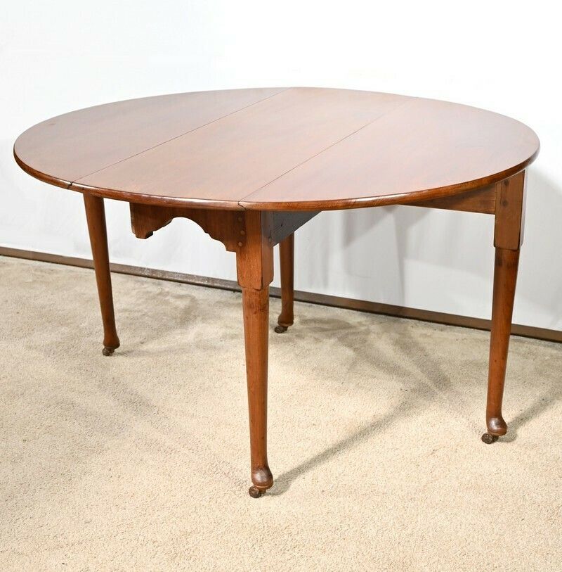 Oval Table 6 Place Settings In Mahogany, England – 1st Part 19th photo Furniture