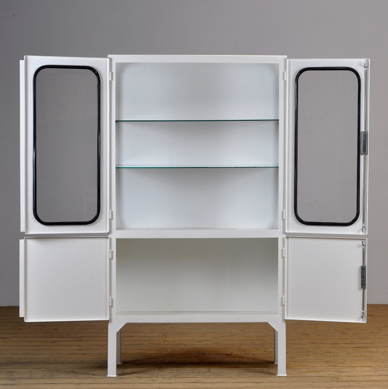 Restored Medical Cabinet, 1970’s photo vintage