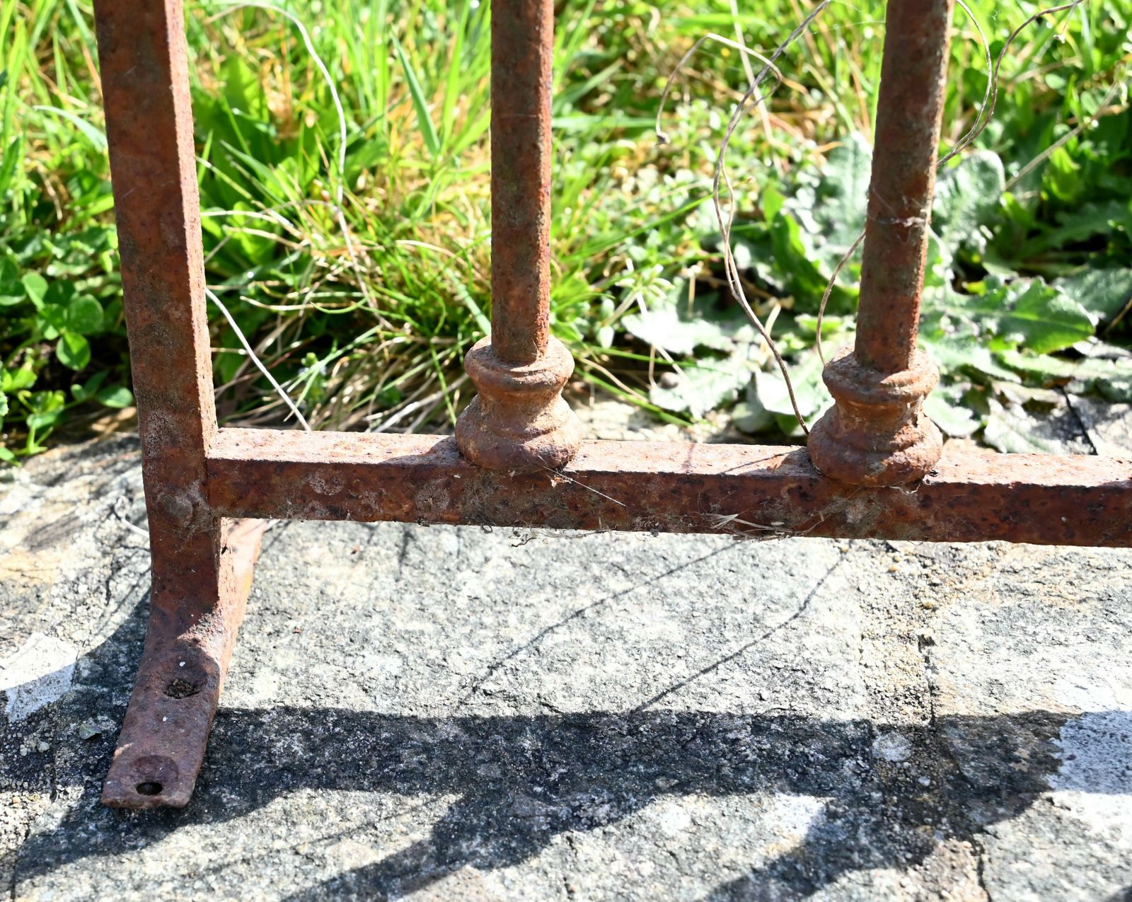 Wrought Iron Choir Fence – 2nd Part 18th Century photo vintage