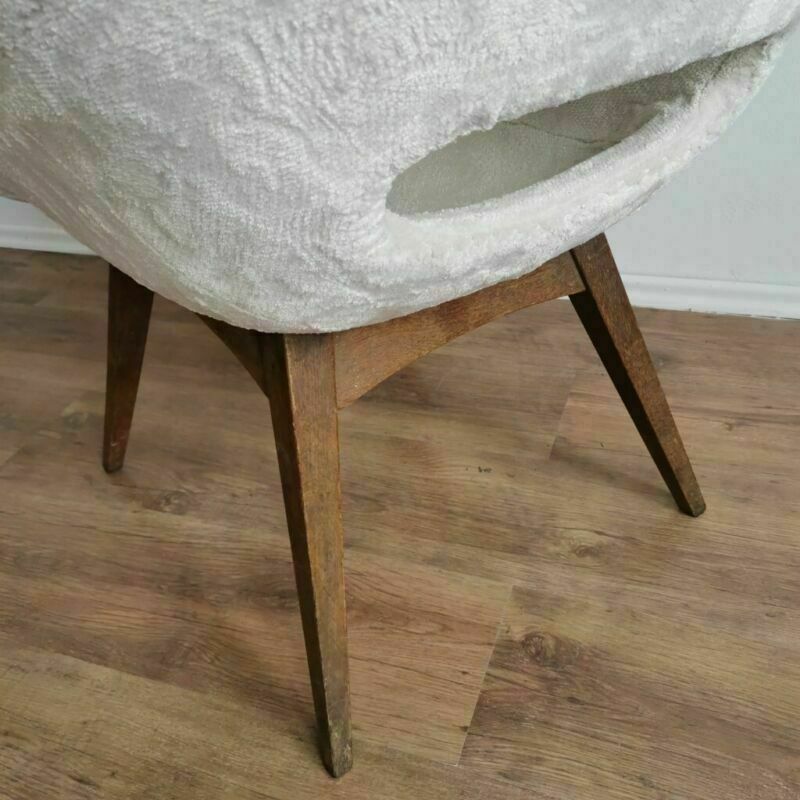 Beautiful Newly Upholstered Designer Mid Century Chairs From Czechoslovakian photo for sale