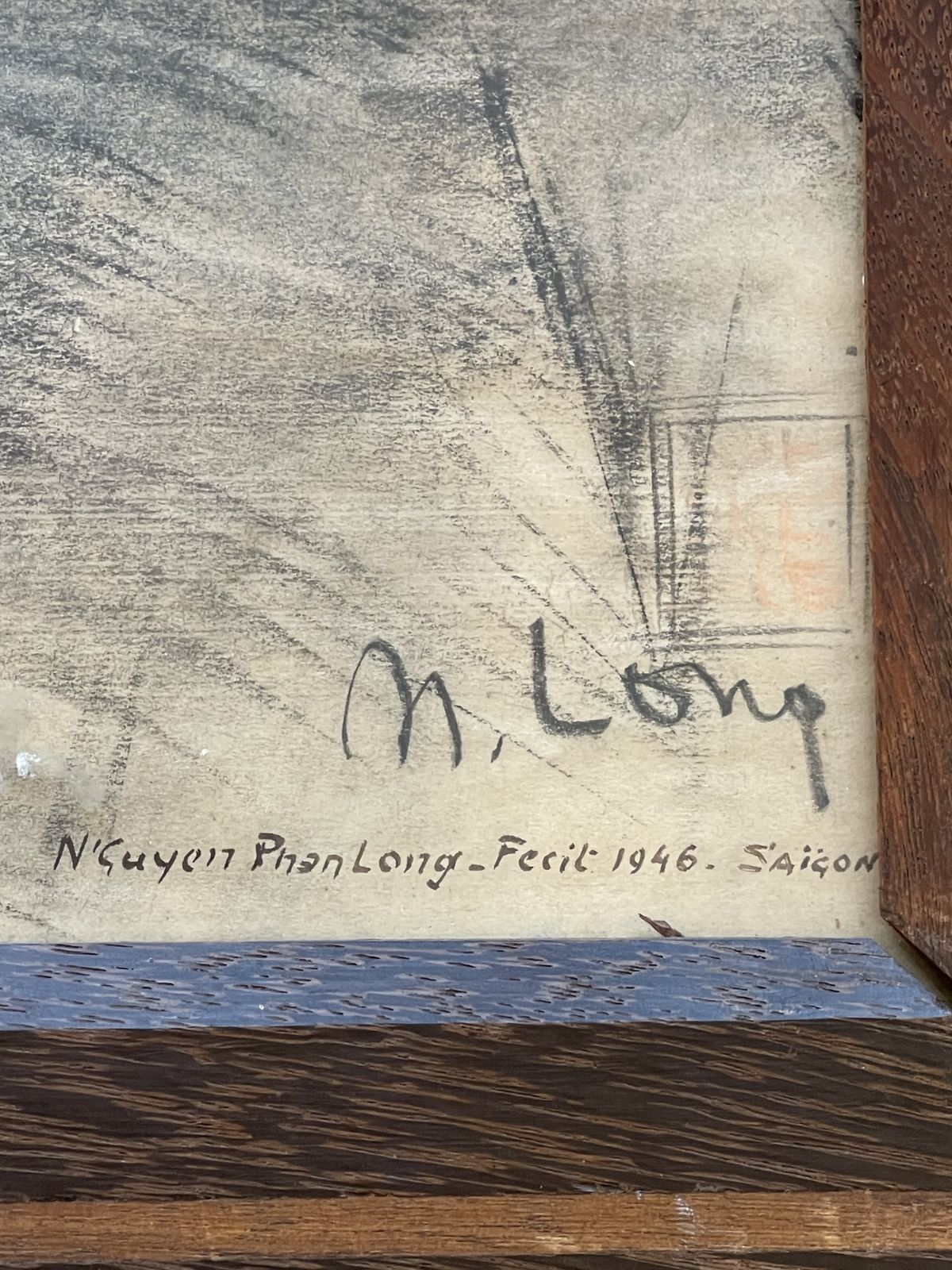 photo for sale N’guyen Phan Long, A Pair Of Drawings On Paper, 1946
