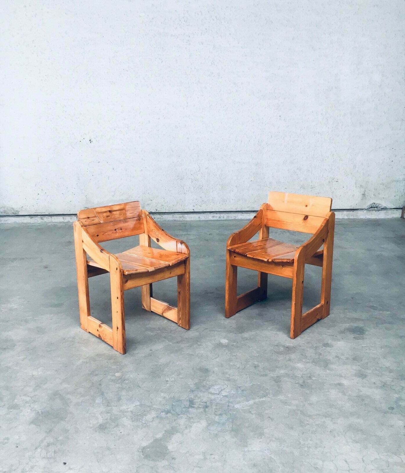 Scandinavisch Design Stoelen Van Grenenhout, Zweden, Ca. Jaren 1960 photo buy