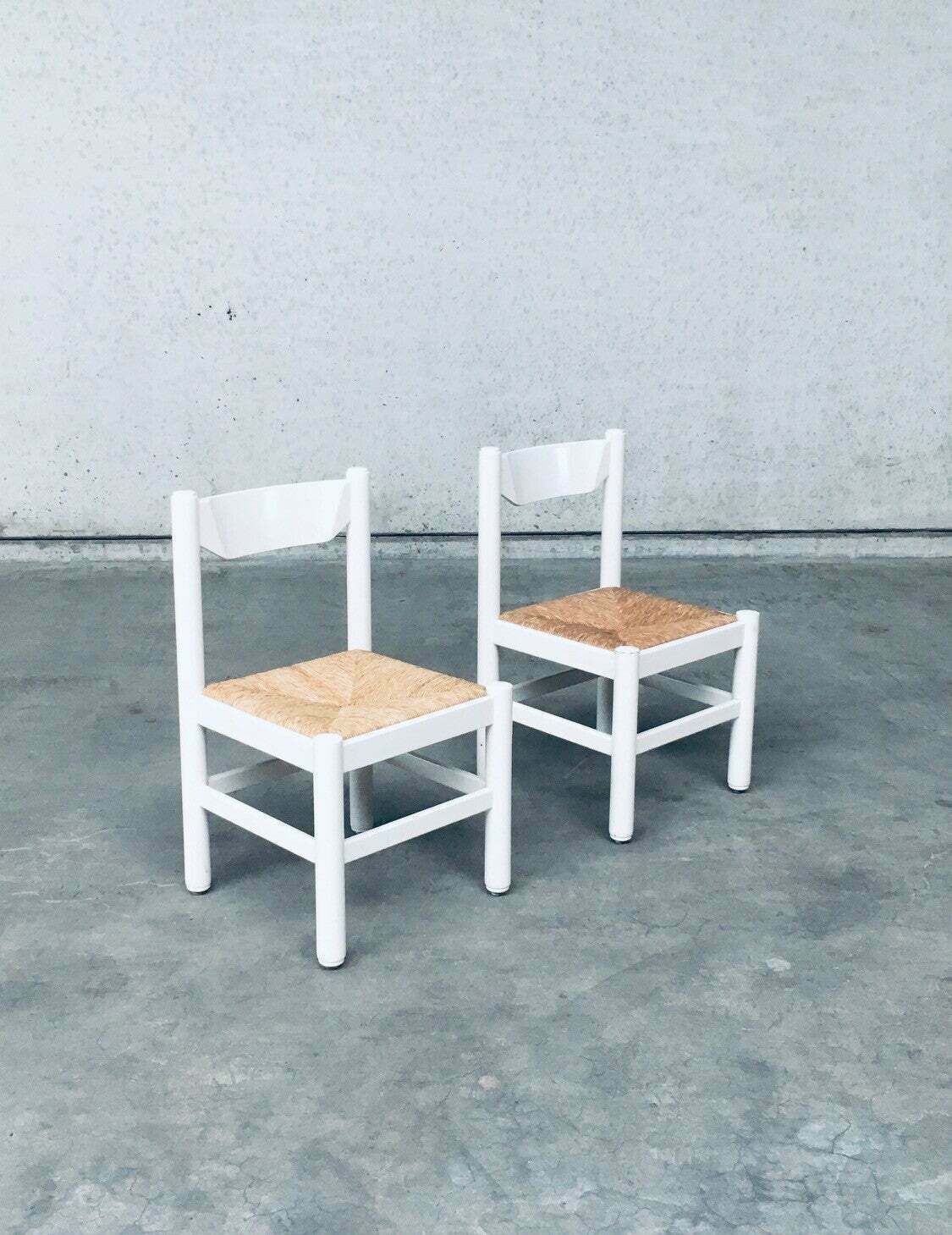 Carimate Model Design Side Chair Set, Italy 1970's photo furniture