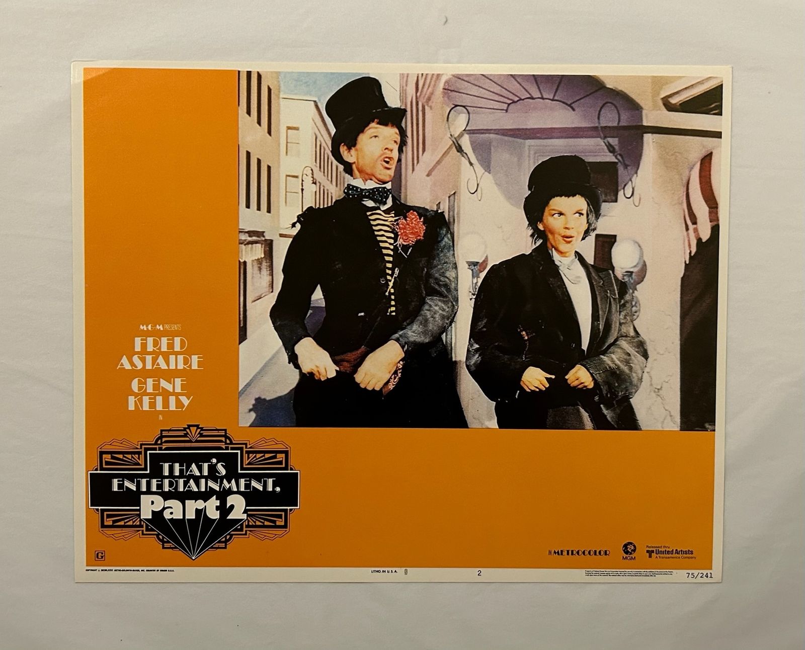 That's Entertainment Part II   Original 1976 Lobby Card #2 photo furniture