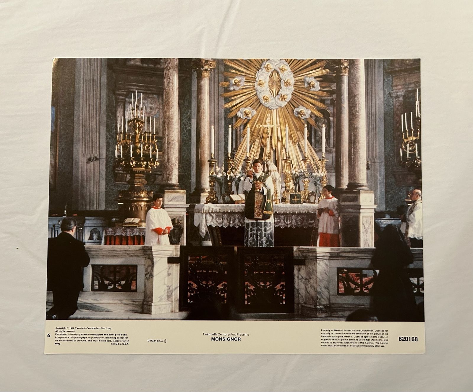Monsignor   Original 1982 Lobby Card #6