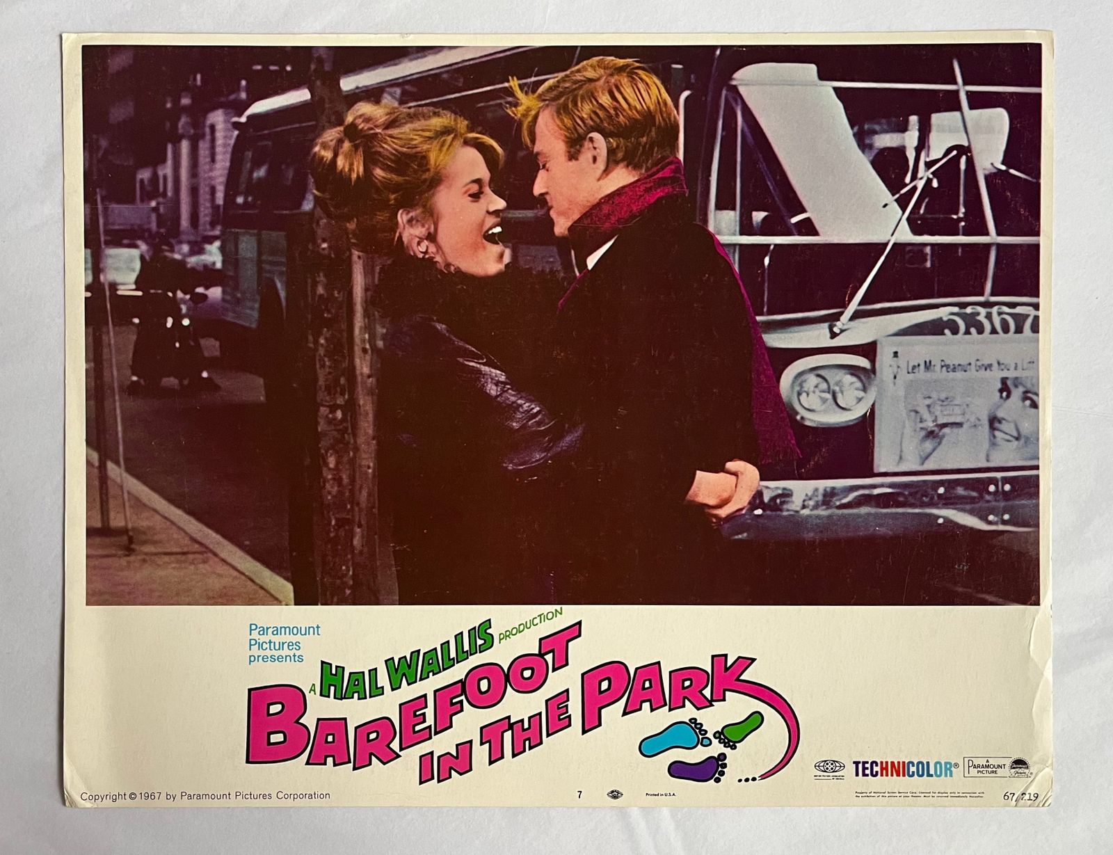 Barefoot In The Park   Original 1967 Lobby Card #7 photo furniture