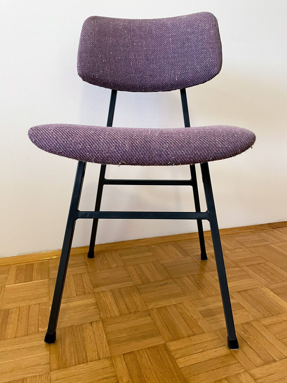 Vintage Purple Dinning Or Office Chair By Stol Kamnik / Vintage Desk Chair / Yugoslavia / Mid Century Kitchen Chair / Mcm Chair photo Furniture