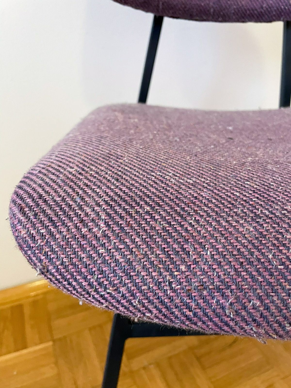 Vintage Purple Dinning Or Office Chair By Stol Kamnik / Vintage Desk Chair / Yugoslavia / Mid Century Kitchen Chair / Mcm Chair photo buy
