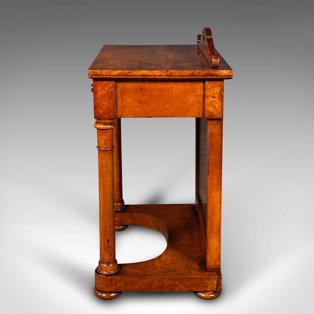 Antique Ship's Purser's Desk, English, Writing Table, Beidermeier, Victorian photo vinterior