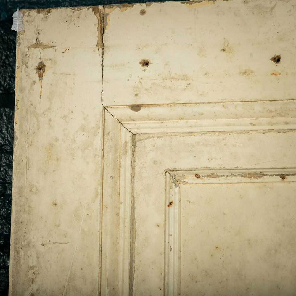 photo buy Pine Paneled Door, 4 Moulded Panel White Painted Pine