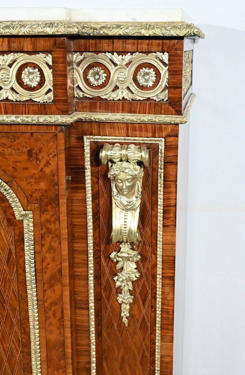 Furniture Between Two Furniture In Precious Wood, Napoleon III Period – Mid 19th Century photo