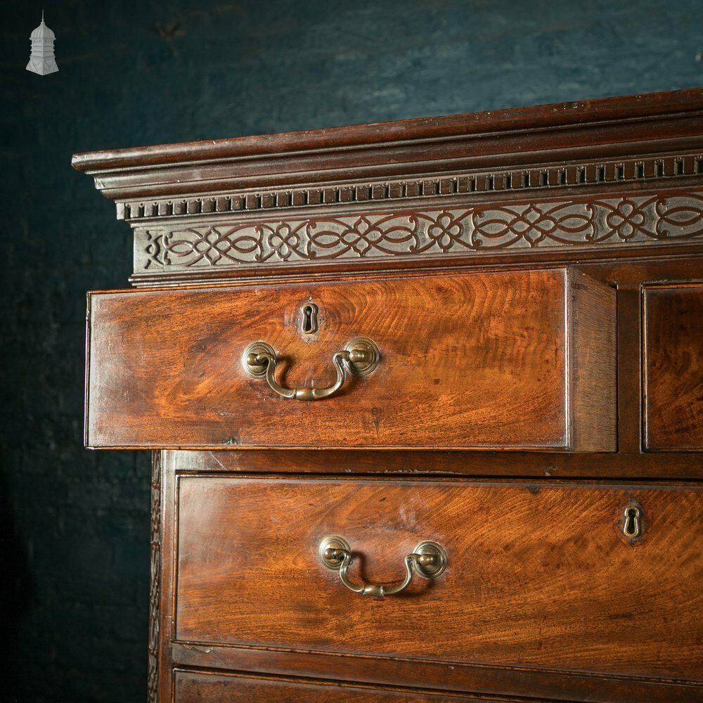 2448.0 Mahogany Chest On Chest, 18th C Georgian photo