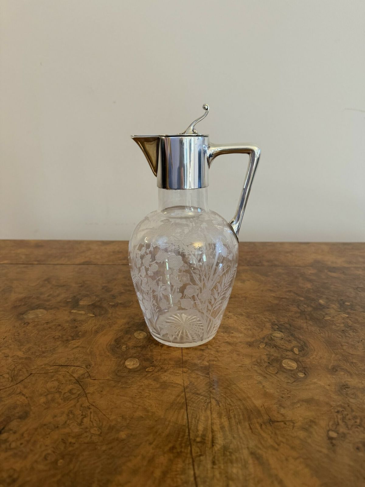 Wonderful Quality Antique Silver Plated Claret Jug photo furniture