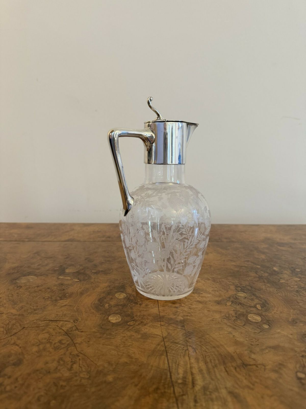 Wonderful Quality Antique Silver Plated Claret Jug photo Home Decor