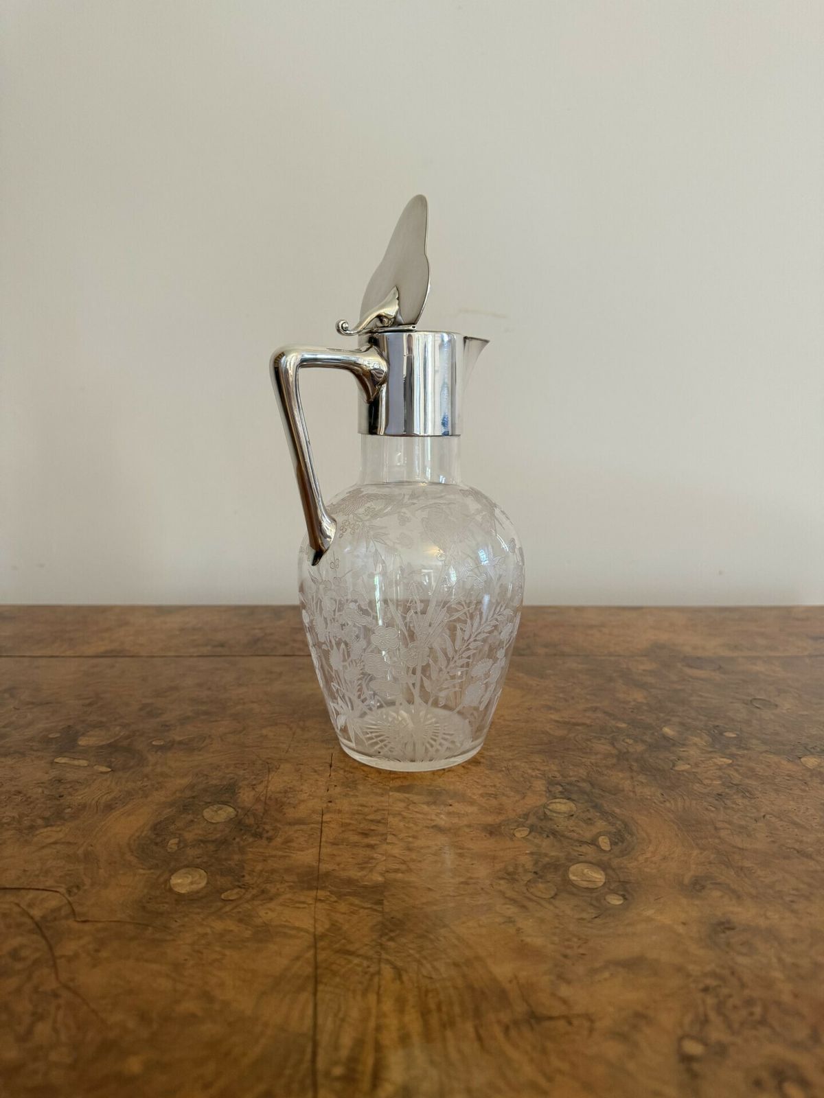 Wonderful Quality Antique Silver Plated Claret Jug photo buy