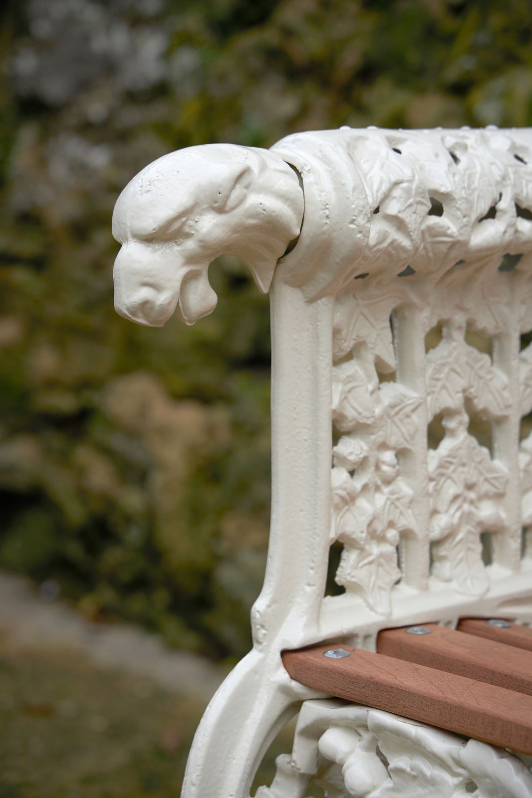 A French Style Cast Iron Bench photo for sale