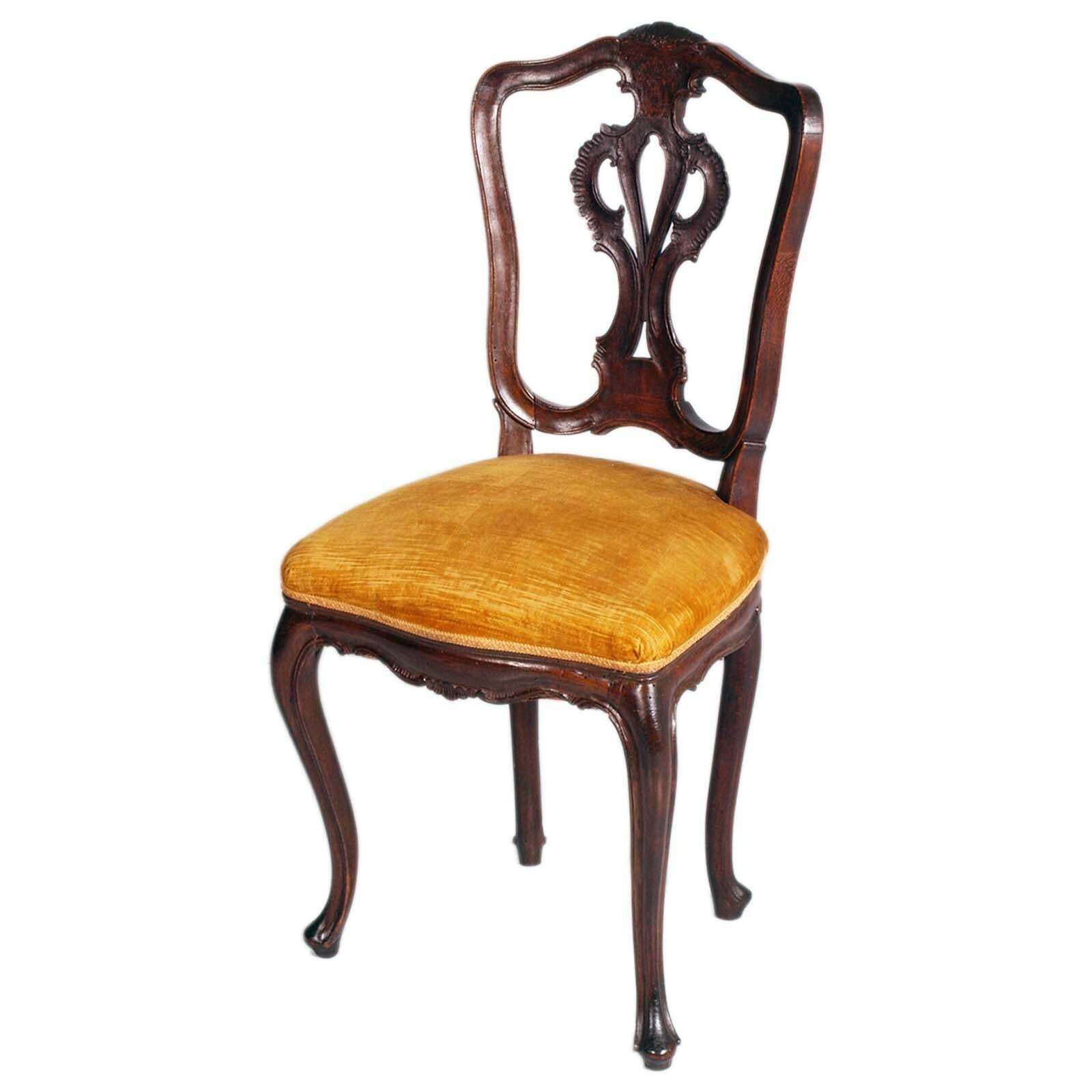 Antique Venice Walnut Four Louis XVI Chairs , Still Usable, By Vincenzo Cadorin photo Furniture