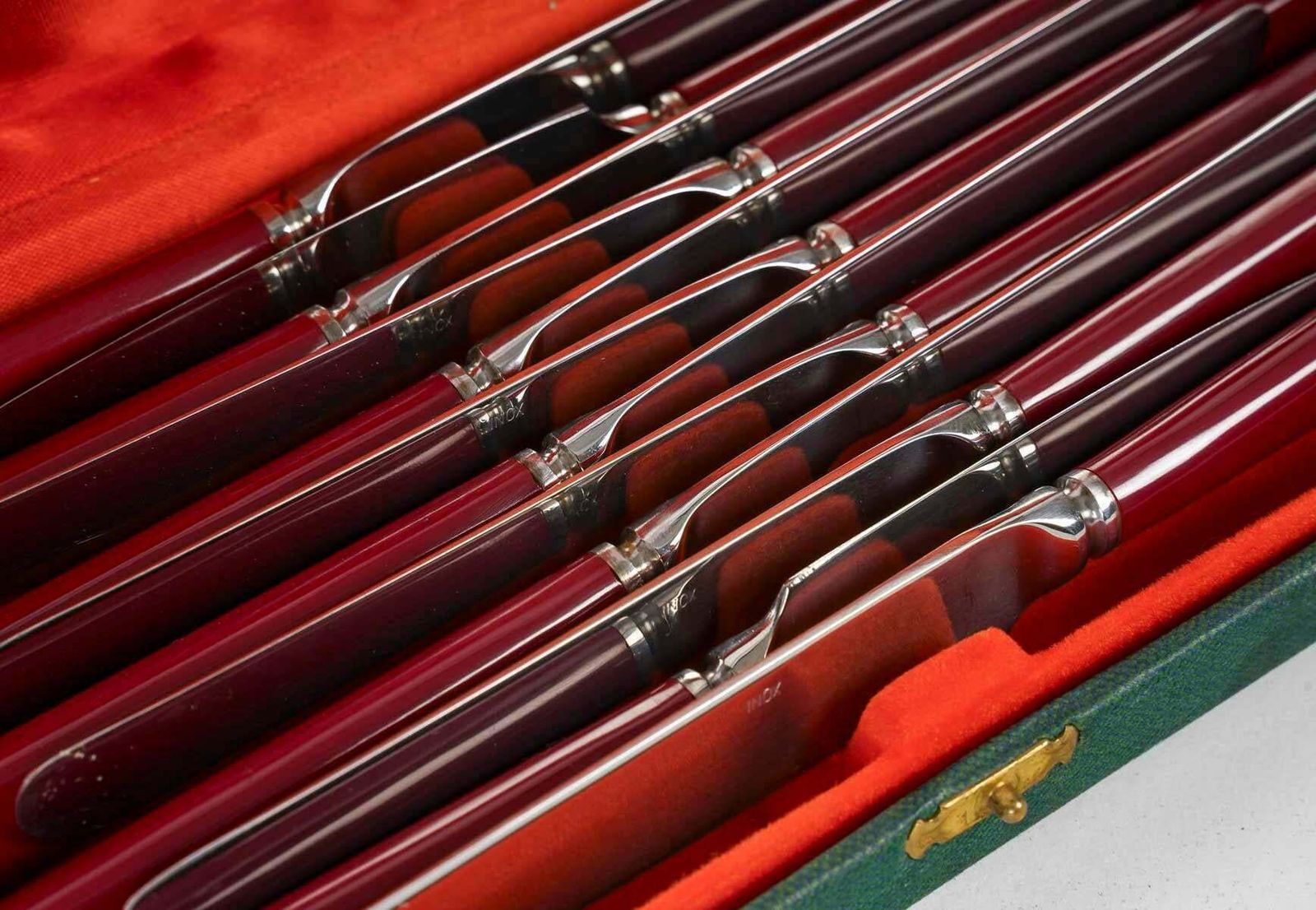 Set Of 12 Guy Degrenne Dessert Knives, 20th Century. £568.15 photo furniture