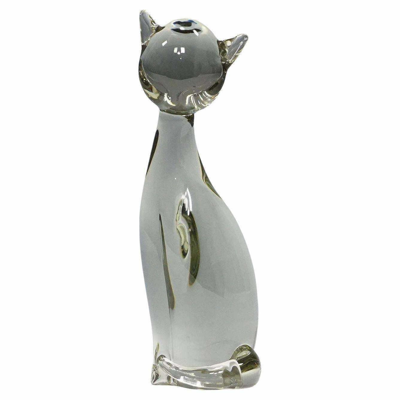 Sculpture Of A Stylized Cat Designed By Livio Seguso Ca. 1970s