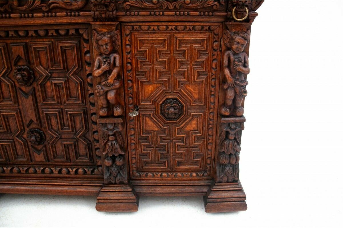 photo buy Carved Buffet Chest Of Drawers, France, Circa 1860. After Renovation.