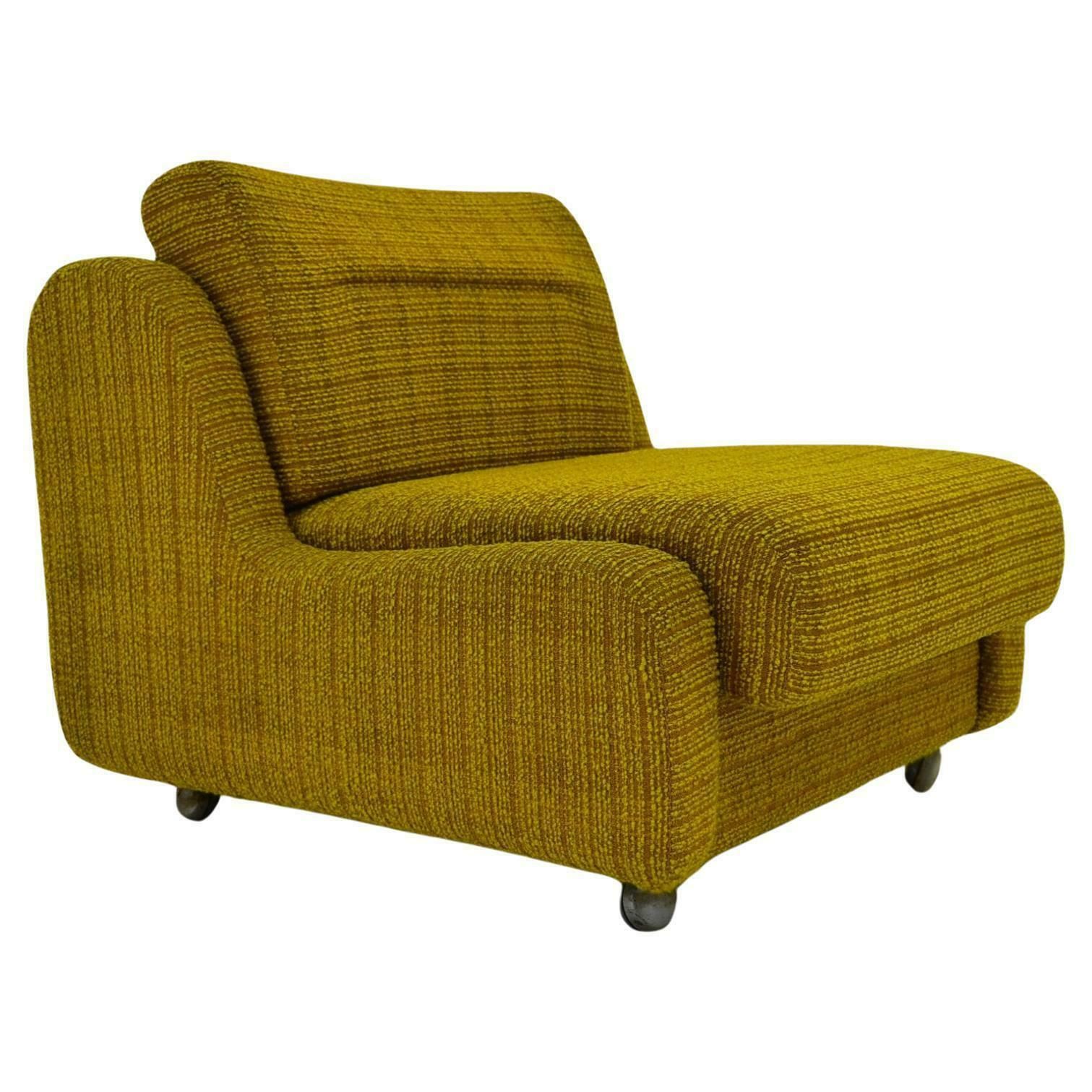 1970s Architect Milan čeček Armchair Apolo 92for Interiér Praha , Czechoslovakia