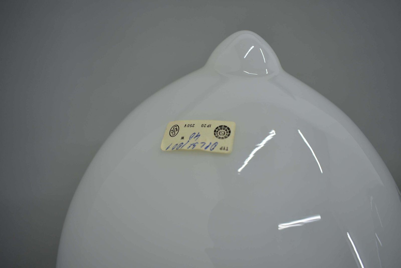 Pair Of Glass Table Lamps By Krásno Nad Bečvou, 1960s photo furniture