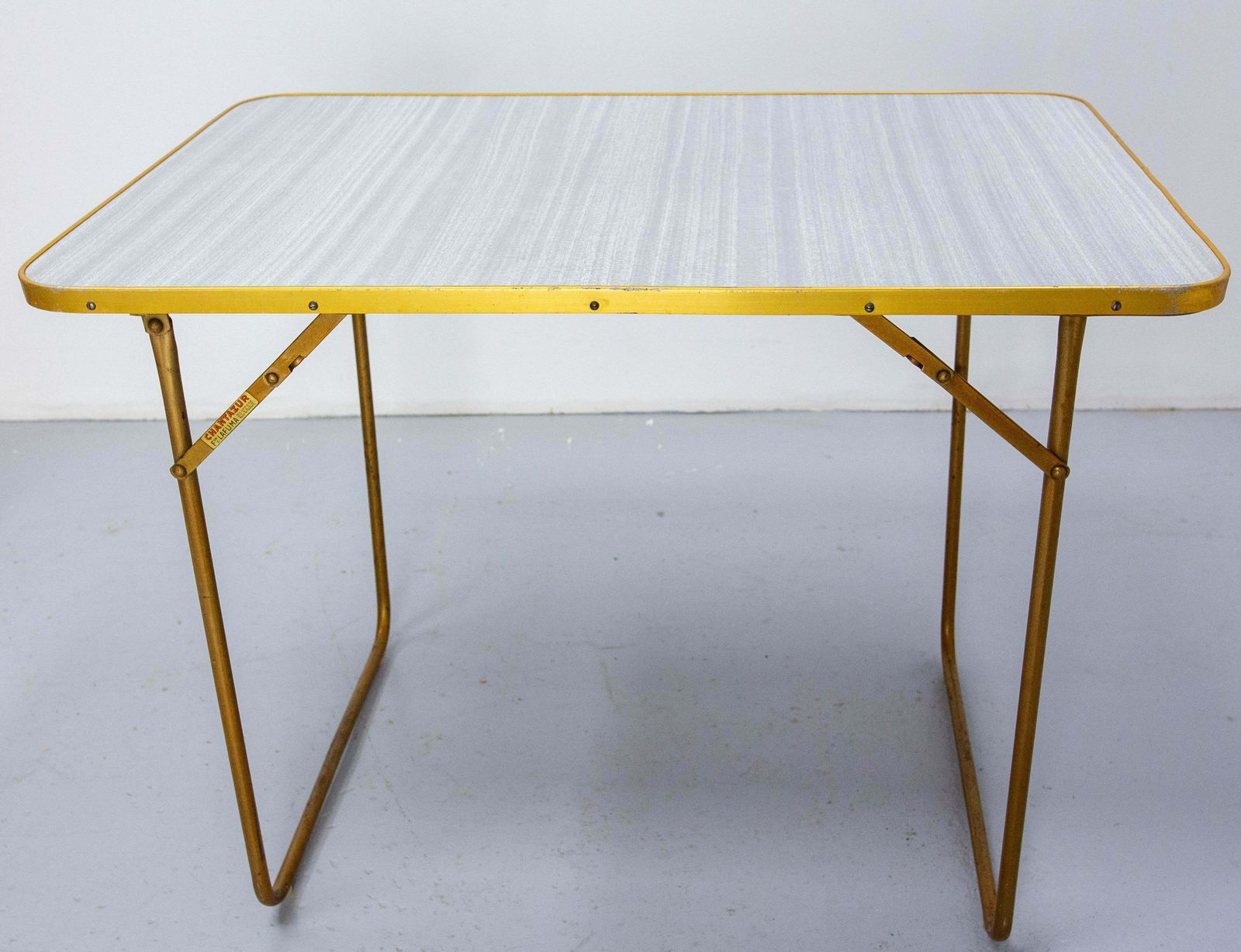 photo for sale French Set Folding Camping Four Chairs And Table Patio Garden Mid Century